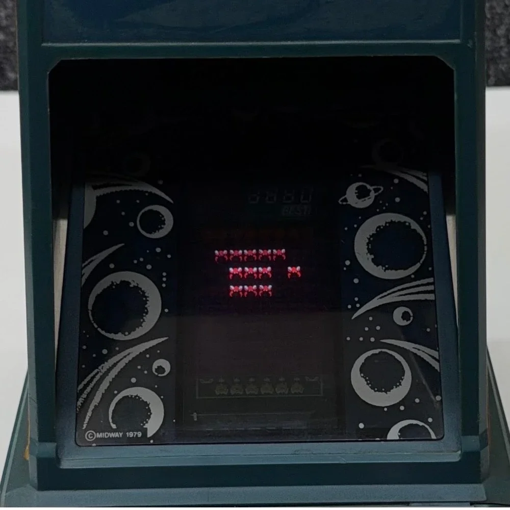 Vintage 1981 Coleco Galaxian Tabletop Arcade Game Model 2380 VFD Retro Gaming